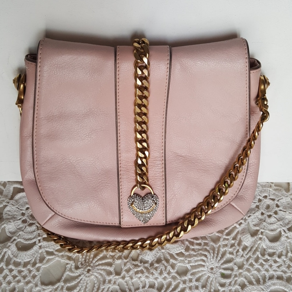 Juicy Couture soft pink leather purse